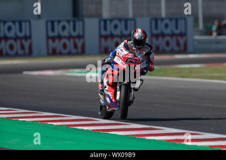 FRANCESCO PECCO BAGNAIA, italienische Fahrer mit der Nummer 63 für DUCATI PRAMAC IN DER MOTOGP während Freitag Freies Training (FP1-FP2) Der Motogp von San Marino und Ri Stockfoto