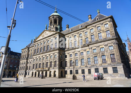 Der königliche Palast, Dam-Platz, Amsterdam, Nordholland, Niederlande, Europa Stockfoto