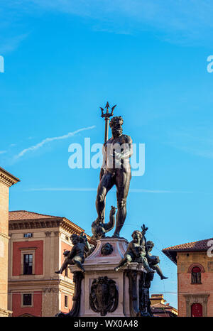 Neptunbrunnen, Piazza del Nettuno, Bologna, Emilia Romagna, Italien, Europa Stockfoto