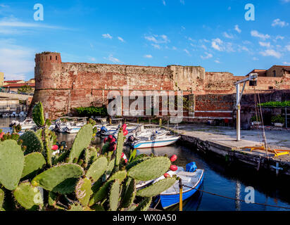 Fortezza Vecchia, Livorno, Toskana, Italien, Europa Stockfoto