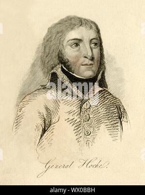 'General Hoche', Ende 18. Jahrhundert, (1807). Portrait von französischer Soldat Louis Lazare Hoche (1768-1797). [M. Jones, Juli 1807] Stockfoto