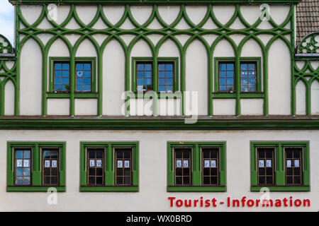 Die historische Altstadt von Weimar in Thüringen Stockfoto