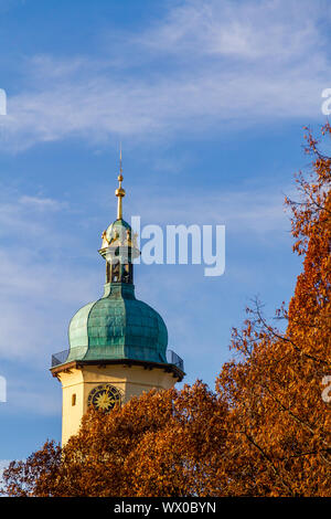 Ilm-Kreis Arnstadt im Turm mit Kupfer Dach Stockfoto