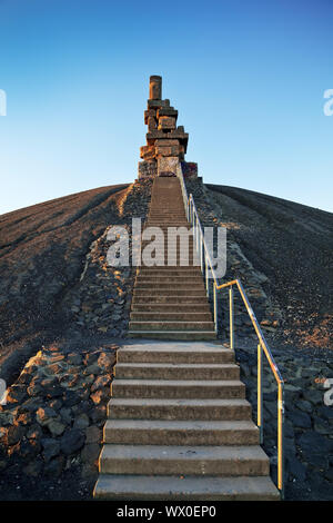 Halde Rheinelbe mit Himmelstreppe, Sky Treppen, Gelsenkirchen, Ruhrgebiet, Deutschland, Europa Stockfoto