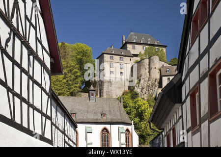 Schloss in der Altstadt von Blankenheim, Eifel, Nordrhein-Westfalen, Deutschland, Europa Stockfoto