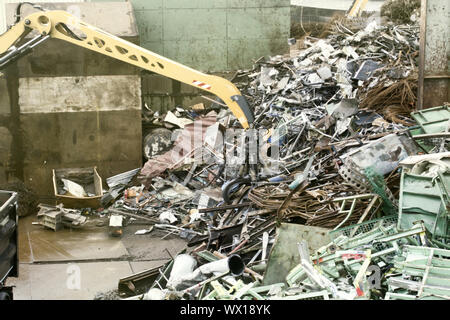 Enterprise für die Sammlung und das Recycling von Schrott Stockfoto