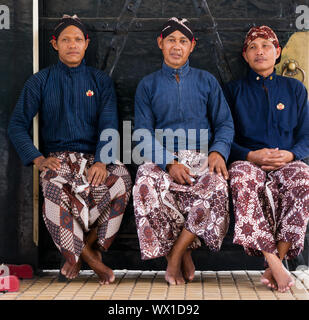 Wächter, Kraton, Yogya, Java, Indonesien, 2014 Stockfoto