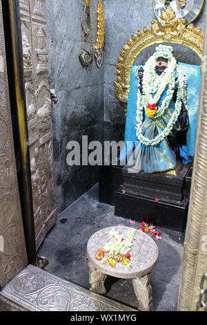 Hindu Tempel (Sri Veeramakaliamman) in Singapur Stockfoto