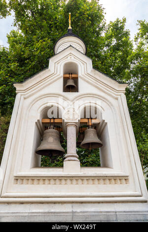 Kirche der Erhöhung des Heiligen Kreuzes in Livadia Palace, Krim Stockfoto