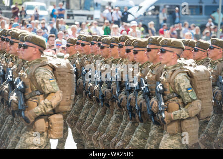 Militärparade in Kiew, Ukraine Stockfoto