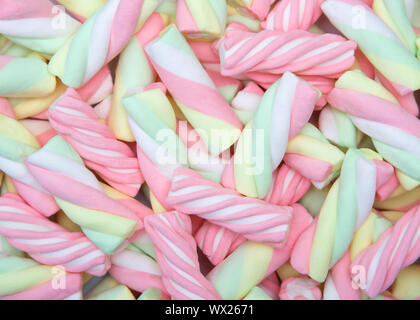 Bunte Marshmallows Stockfoto