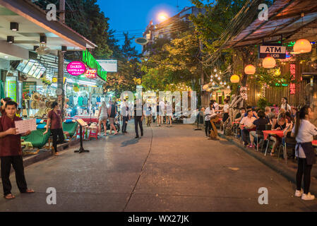 Khao San Road im Zentrum von Bangkok Stockfoto