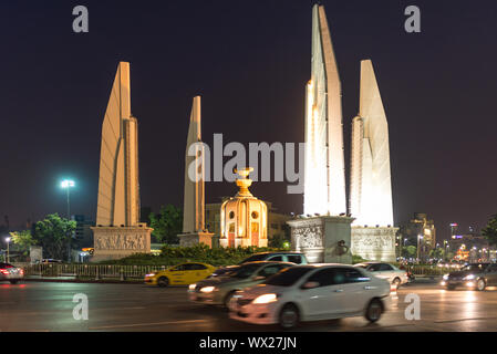 Das Demokratie-Denkmal in Bangkok Stockfoto