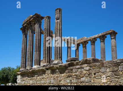 Tempel der Diana. Evora. Portugal Stockfoto