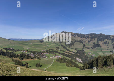 Blick auf das Stanserhorn, Wirzweli, Nidwalden, Schweiz, Europa Stockfoto