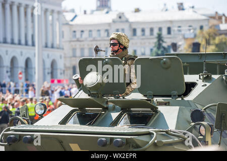 Militärparade in Kiew, Ukraine Stockfoto