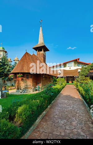 Die hölzerne Kirche in Saint George Kloster Stockfoto