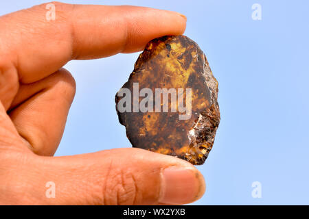 Hand mit Steinen, digitale Foto Bild als Hintergrund Stockfoto