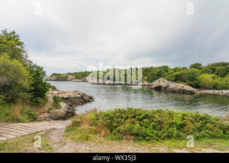 Fort Wetherill Park Narragansett, Rhode Island Stockfoto