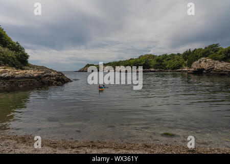 Fort Wetherill Park Narragansett, Rhode Island Stockfoto