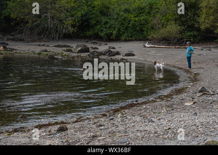 Fort Wetherill Park Narragansett, Rhode Island Stockfoto