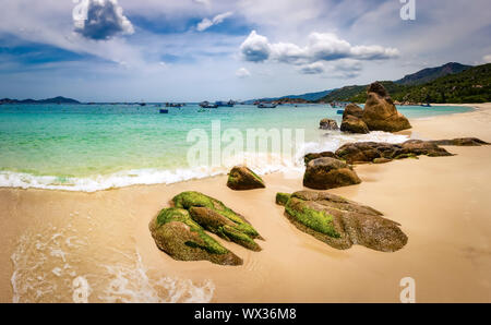 White Sand Beach. Vietnam Stockfoto