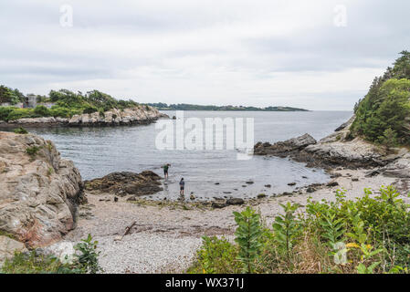 Fort Wetherill Park Narragansett, Rhode Island Stockfoto