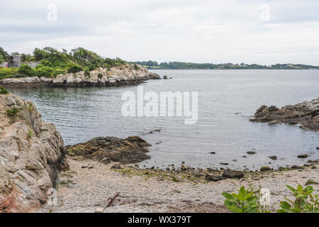 Fort Wetherill Park Narragansett, Rhode Island Stockfoto