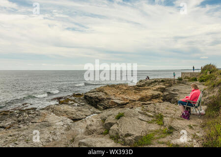 Beavertail State Park, Rhode Island Stockfoto