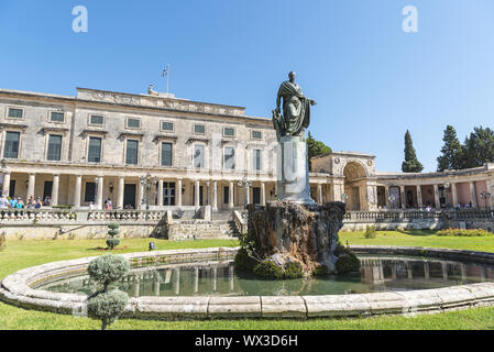 Sir Frederick Adam, Denkmal, Museum für asiatische Kunst, Kerkyra, Korfu, Griechenland, Europa Stockfoto