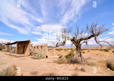 Wüste von Tabernas in Provinz Almeria Spanien Stockfoto