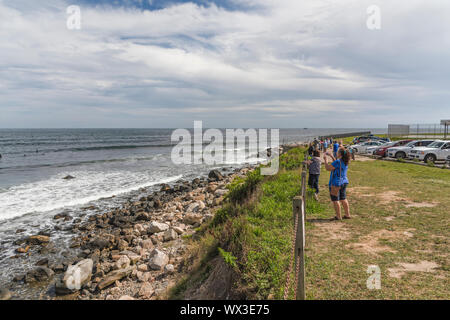 Point Judith, Rhode Island Ocean Landschaft Stockfoto