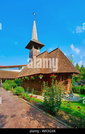 Die hölzerne Kirche in Saint George Kloster Stockfoto