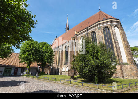 Kirche, Kloster Zum Heiligen Kreuz, Rostock, Mecklenburg-Vorpommern, Deutschland, Europa Stockfoto