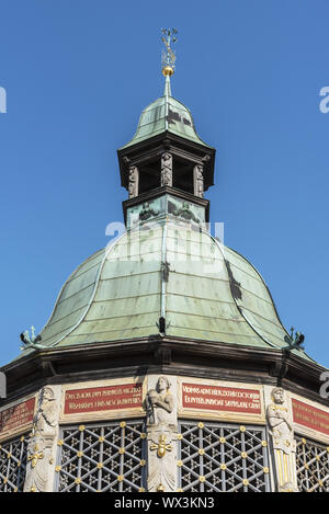 Memorial, Marktplatz, Wismar, Mecklenburg-Vorpommern, Deutschland, Europa Stockfoto