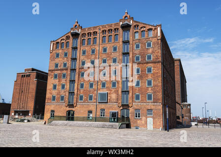 Historische store House, alter Hafen, Wismar, Mecklenburg-Vorpommern, Deutschland, Europa Stockfoto