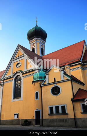 Immenstadt ist eine Stadt in Deutschland, mit vielen historischen Sehenswürdigkeiten Stockfoto