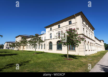 Der ehemalige Marstall Ställe, Museum, Schwerin, Mecklenburg-Vorpommern, Deutschland, Europa Stockfoto