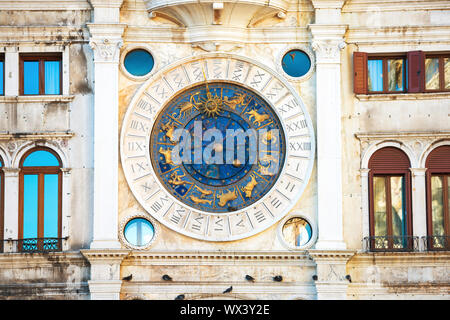 Uhr auf St Mark's Clocktower Stockfoto