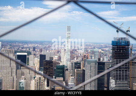 New York, USA - 15. Juni 2019: New York Skyline vom Empire State Building Stockfoto
