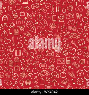 Seamless Wallpaper Stock Vektor