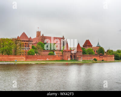 Burg des Deutschen Ordens in Malbork Stockfoto