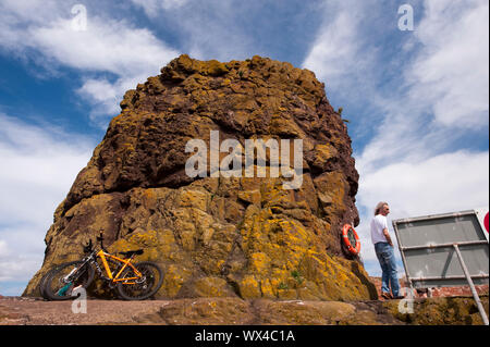 Dunbar ist eine Stadt im Südosten von Schottland. Stockfoto