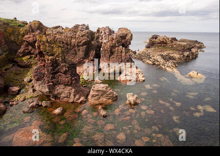 Dunbar ist eine Stadt im Südosten von Schottland. Stockfoto