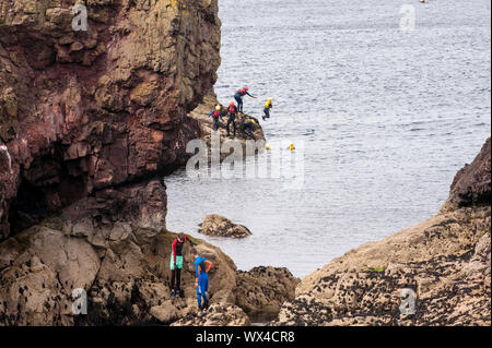 Dunbar ist eine Stadt im Südosten von Schottland. Stockfoto