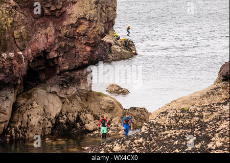 Dunbar ist eine Stadt im Südosten von Schottland. Stockfoto