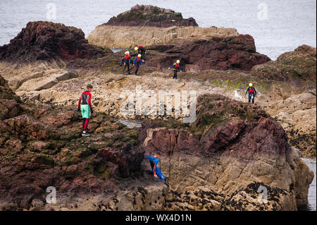 Dunbar ist eine Stadt im Südosten von Schottland. Stockfoto