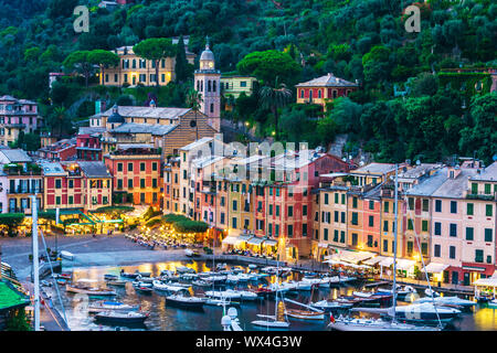 Malerisches Fischerdorf und Ferienort Portofino Stockfoto