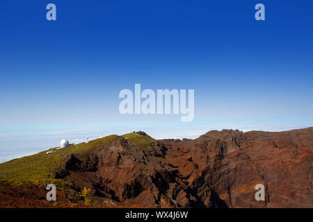 Caldera de Taburiente in Roque Muchachos auf der Kanarischen Insel La Palma Stockfoto