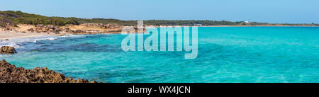 Strand Punta della Suina, Salento, Italien Stockfoto